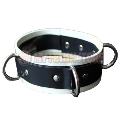 (DM209)100% natural latex Pure handmade rubber collar neck wear